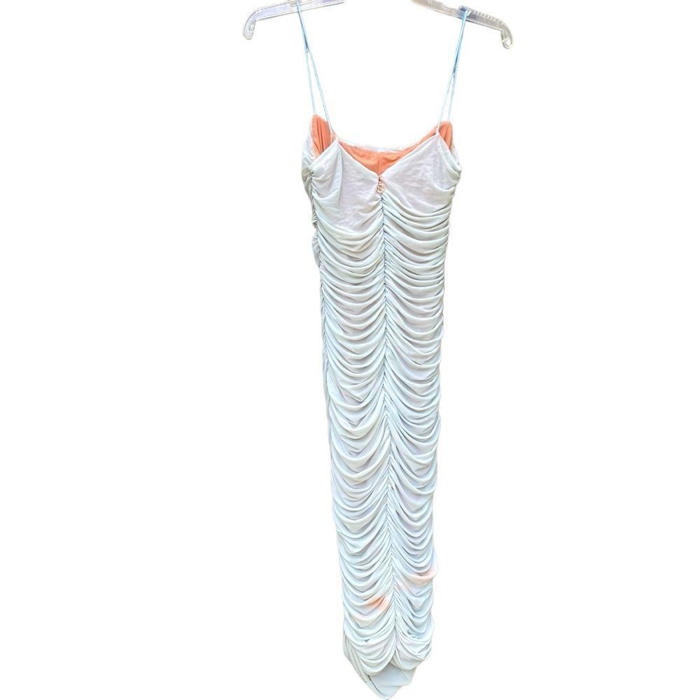 Nookie Bodycon Mini Dress Baby Blue Size Large